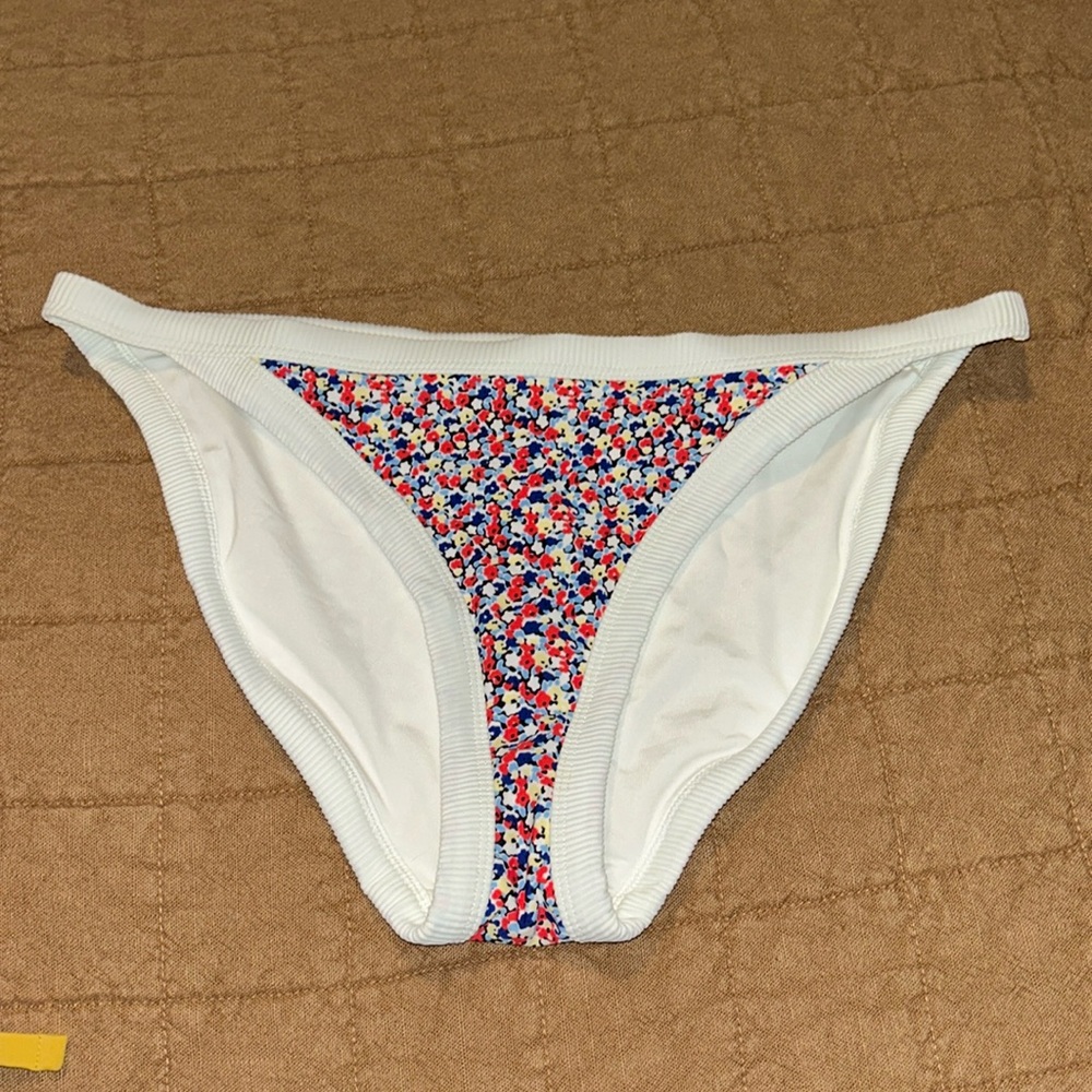 Aerie High-Waisted Floral Bikini Bottoms - WORN ONCE